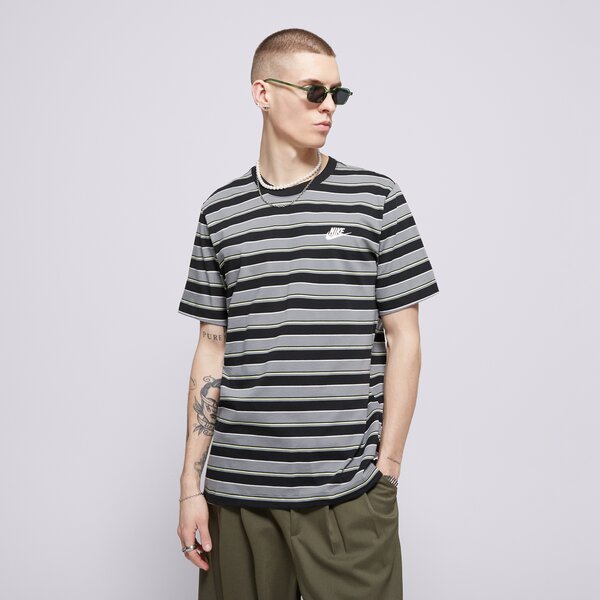 Vīriešu t krekli NIKE T-SHIRT M NSW TEE CLUB STRIPE SP25 hj0550-010 krāsa daudzkrāsaina