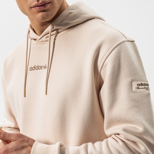 Vīriešu džemperis ADIDAS  DŽEMPERIS AR KAPUCI  TREFOIL LINEAR LABEL HOODIE hm2654 krāsa bēša