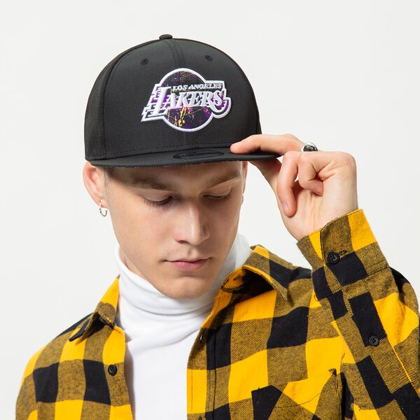 Vīriešu cepure ar nagu NEW ERA CEPURE PRINT INFILL 9FIFTY LAKERS LOS ANGELES LAKERS 60298829 krāsa melna