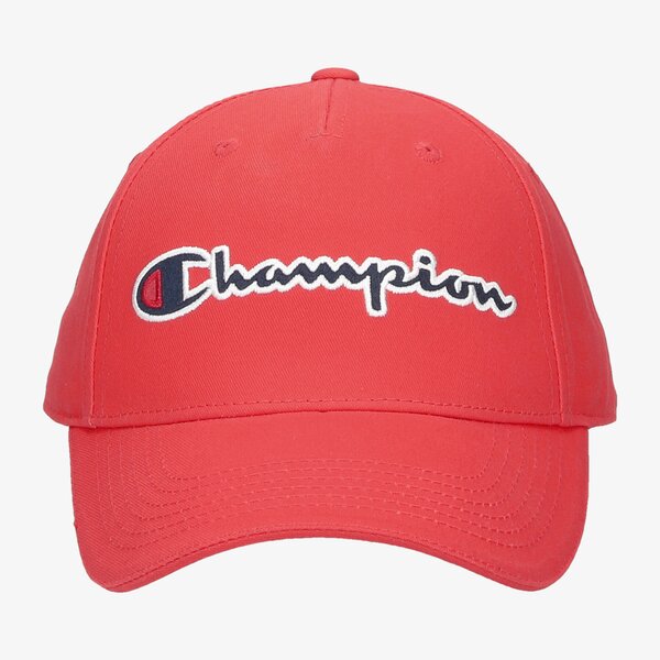 Sieviešu cepure ar nagu CHAMPION CEPURE BASEBALL CAP 804792rs041 krāsa sarkana