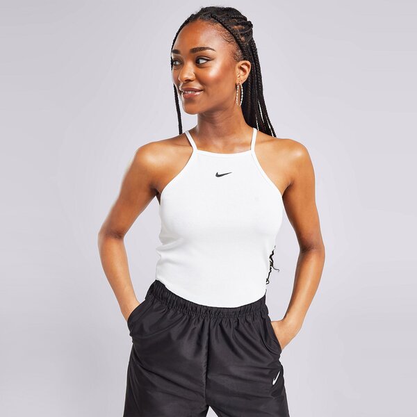 Krekli sievietēm NIKE T SHIRT W NSW ESSNTL RIB   CAMI TOPS BEZ                dv7960-100 krāsa balta