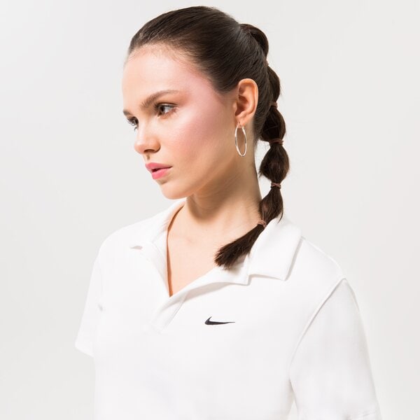 Krekli sievietēm NIKE T-KREKLS W NSW ESSNTL SS POLO TOP dv7884-100 krāsa balta