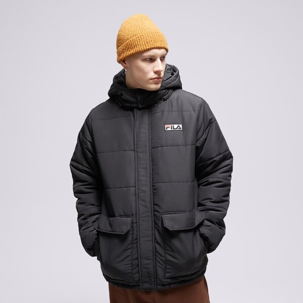 Ziemas jaka vīriešiem FILA JAKA MOUNTAIN PADDED JACKET fw21jdm014 krāsa melna