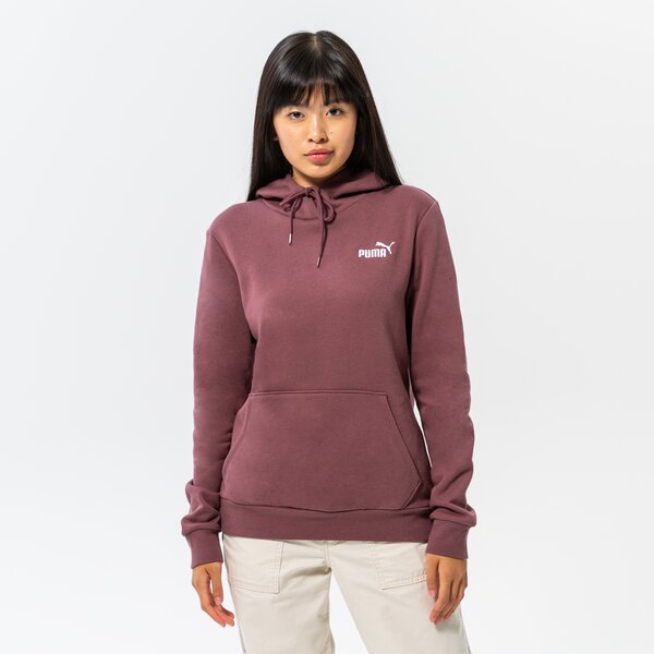 Sieviešu džemperis PUMA  DŽEMPERIS AR KAPUCI    ESS+ EMBROIDERY HOODIE FL 670004 75 krāsa bordo