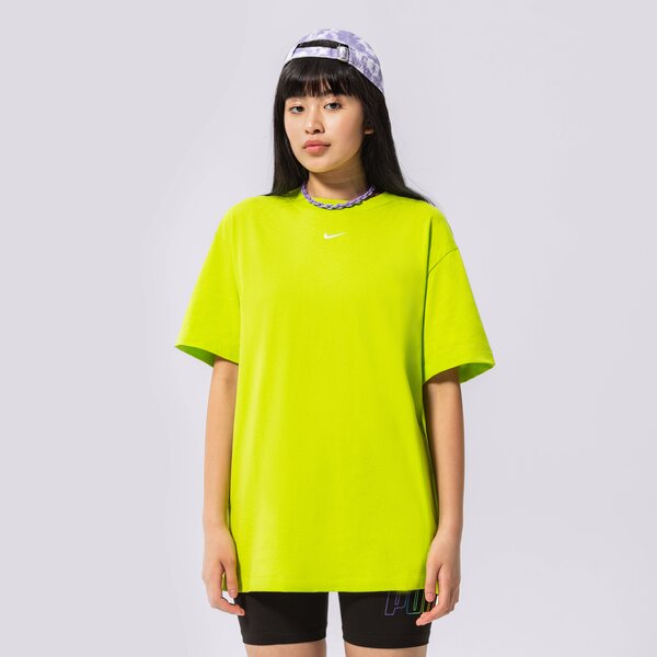 Krekli sievietēm NIKE T-SHIRT SPORTSWEAR ESSENTIAL OVERSIZED dn5697-321 krāsa neona dzeltena