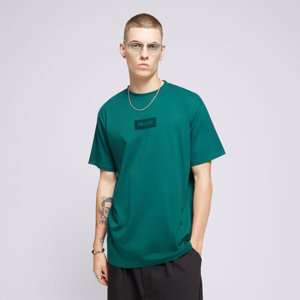 Vīriešu t krekli PROSTO  T-SHIRT CLOSS GREEN kl241mtee1222 krāsa zaļa