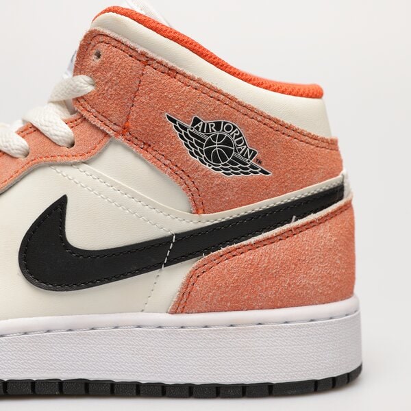 Sporta apavi bērniem AIR JORDAN 1 MID SE dv1336-800 krāsa oranža