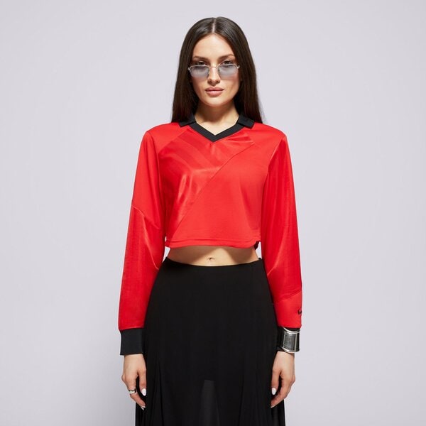Krekli sievietēm NIKE T-SHIRT W NSW STREET LS CROP JRSY hf9507-657 krāsa sarkana