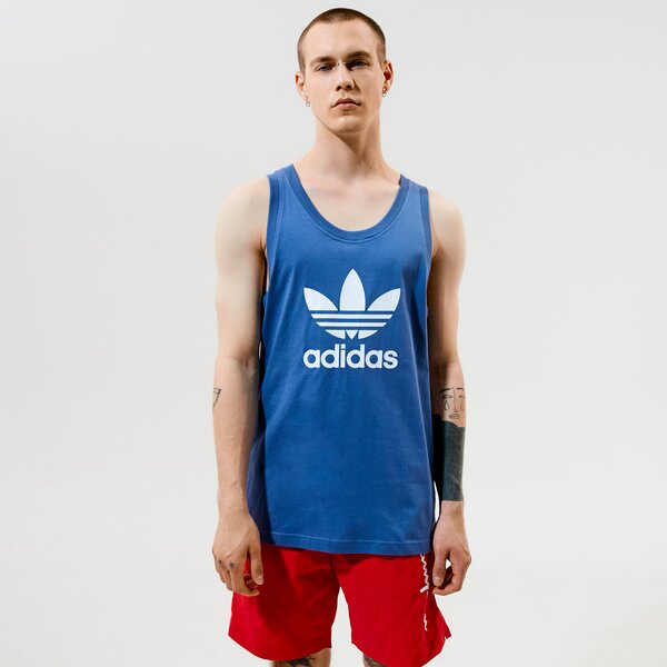 Vīriešu t krekli ADIDAS TOPS BEZ gn3492 krāsa zila