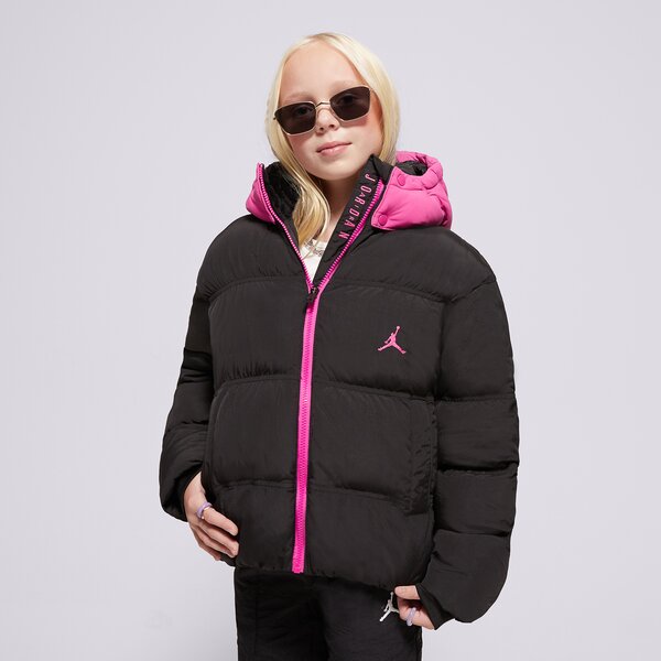 Virsjakas bērniem JORDAN JAKA ZIEMAS JDG HEAVIEST WT PUFFER GIRL 45d196-023 krāsa melna