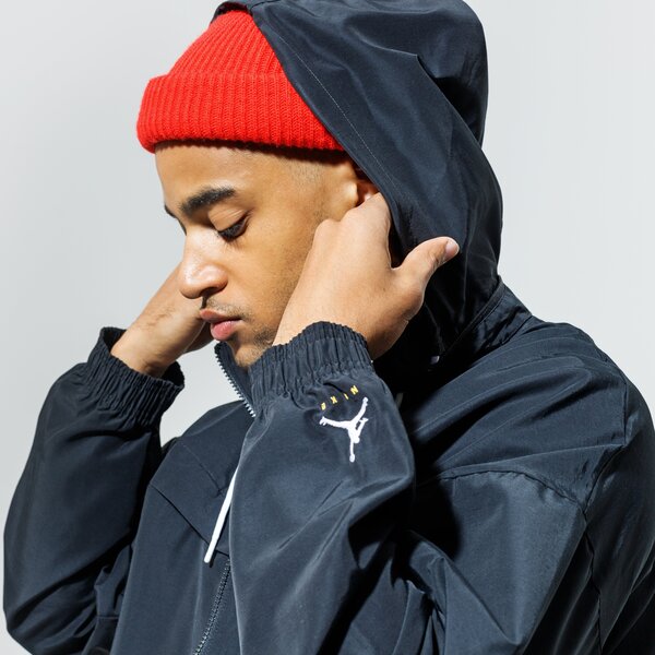 Vīriešu jaka JORDAN JAKA M J JMPMN WINDBREAKER da7172-010 krāsa melna