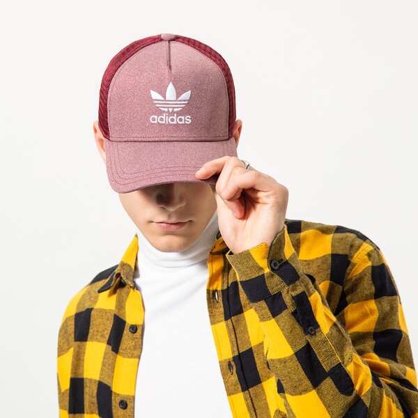Vīriešu cepure ar nagu ADIDAS CEPURE CURVED TRUCKER ic0022 krāsa bordo