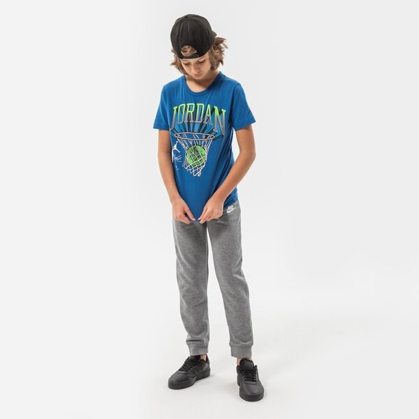 T krekli bērniem JORDAN T-SHIRT JORDAN HOOP STYLE SS TEE BOY 95b231-baj krāsa zila