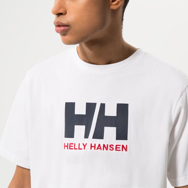 Vīriešu t krekli HELLY HANSEN T-SHIRT HH LOGO T-SHIRT 33979001 krāsa balta