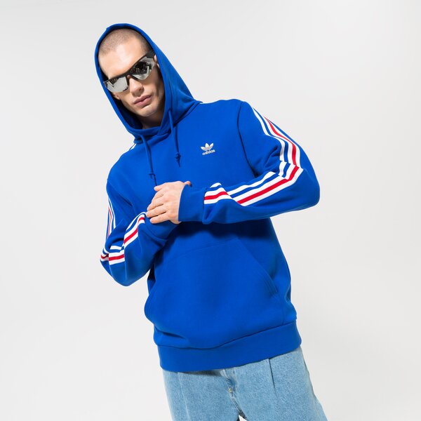 Vīriešu džemperis ADIDAS  DŽEMPERIS AR KAPUCI  FB NATIONS HDY hk7394 krāsa tumši zila