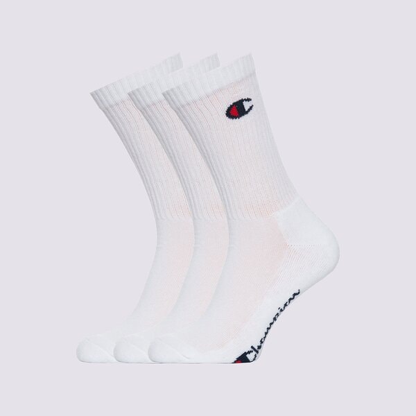 Sieviešu zeķes CHAMPION ZEĶES 3PK CREW SOCKS u24558ww001 krāsa balta