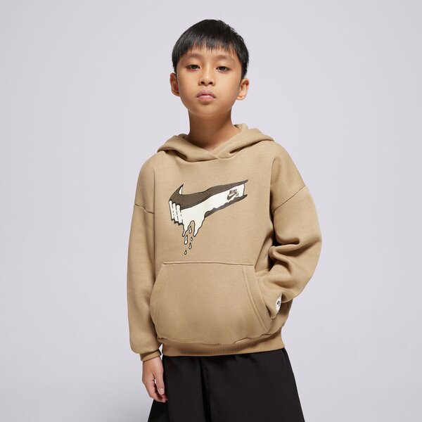 Džemperi bērniem NIKE  DŽEMPERIS AR KAPUCI  K NIKE SB FLC HOODIE BOY hf8801-297 krāsa zaļa