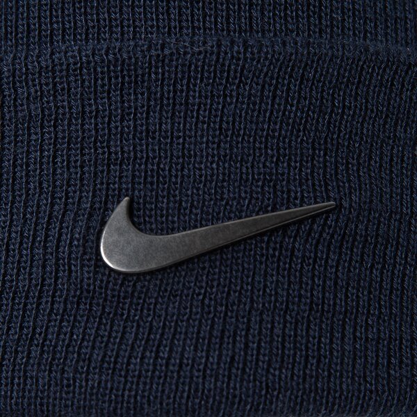 Sieviešu ziemas cepure NIKE CEPURE ZIEMAS U NSW BEANIE CUFFED SWOOSH cw6324-451 krāsa tumši zila
