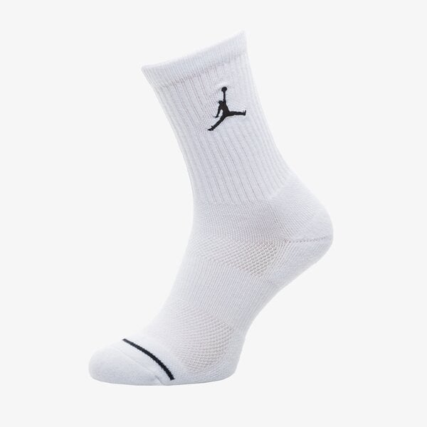 Sieviešu zeķes JORDAN ZEĶES UNISEX JORDAN JUMPMAN CREW SOCKS (3 PACK) sx5545-100 krāsa balta