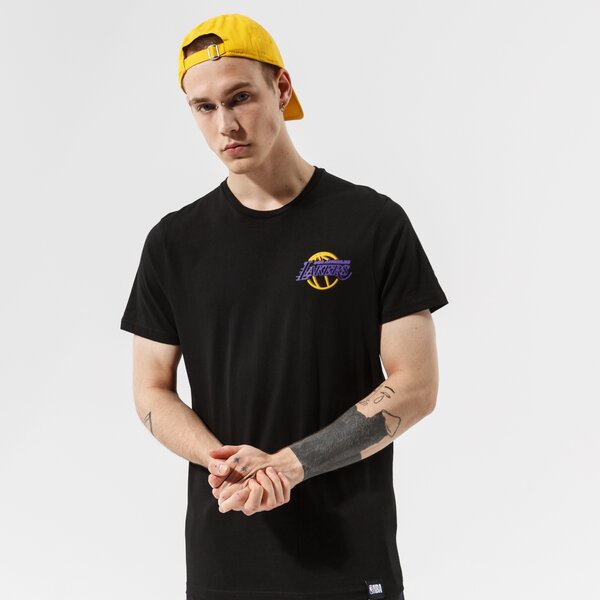Vīriešu t krekli NEW ERA T-SHIRT NBA NEON TEE LOSLAK BLK 12827210 krāsa melna