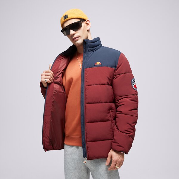 Ziemas jaka vīriešiem ELLESSE JAKA ZIEMAS NEBULA BRGND/NAVY PADDED JACKET shr12789803 krāsa bordo