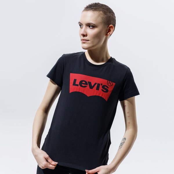 Krekli sievietēm LEVI'S T-SHIRT THE PERFECT TEE 17369-0201 krāsa melna