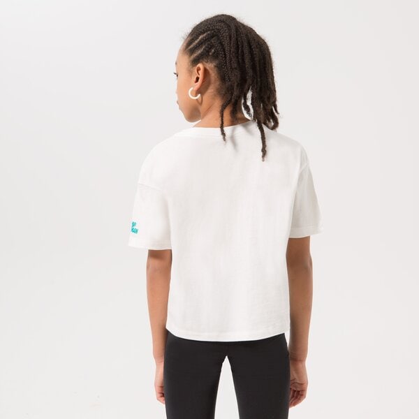 T krekli bērniem JORDAN T-SHIRT MJ MVP STACK GIRL 45b804-782 krāsa balta