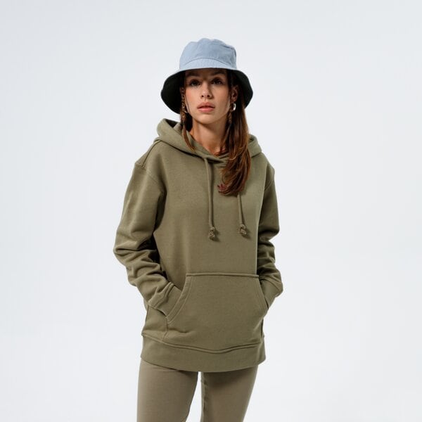 Sieviešu džemperis ADIDAS  DŽEMPERIS AR KAPUCI  HOODIE h34727 krāsa haki