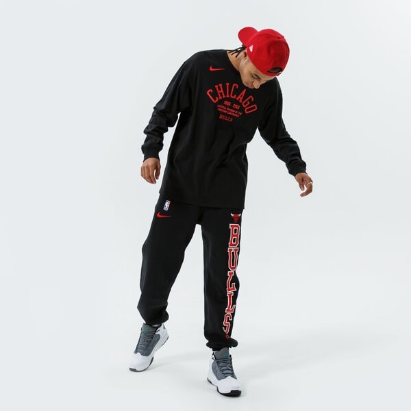 Vīriešu t krekli NIKE T-SHIRT CHI M NK CTS TM ELMNT LS TEE NBA da5891-010 krāsa melna
