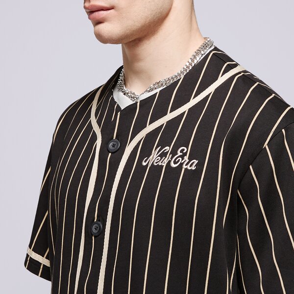 Vīriešu t krekli NEW ERA T-SHIRT NE PINSTRIPE JERSEY NONE 60435420 krāsa melna