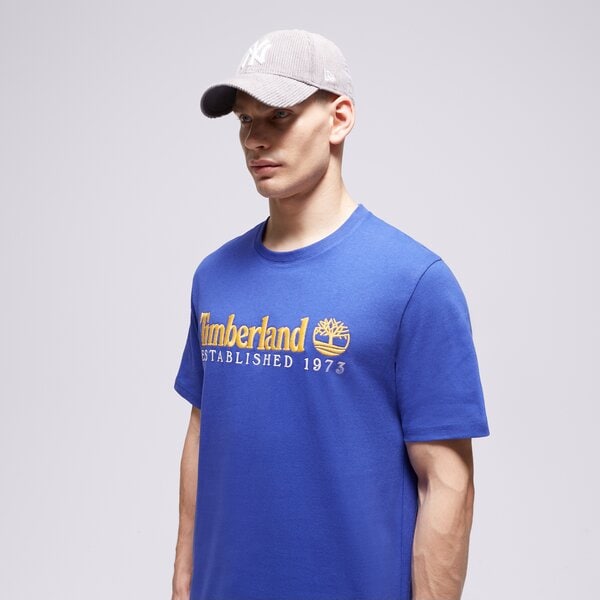 Vīriešu t krekli TIMBERLAND T-SHIRT SS EST. 1973 CREW TEE REGULAR tb0a6se1ed51 krāsa zila