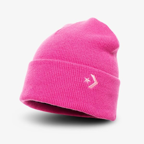 Sieviešu ziemas cepure CONVERSE CEPURE ZIEMAS CORE BEANIE 10017297-a06 krāsa rozā