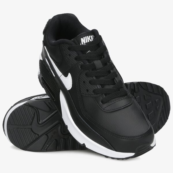 Sporta apavi bērniem NIKE AIR MAX 90 LEATHER  cd6864-010 krāsa melna