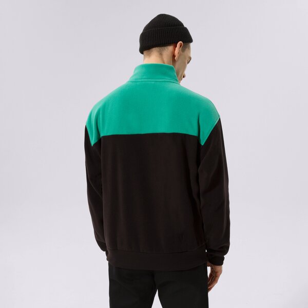 Vīriešu džemperis NEW ERA DŽEMPERIS NEW ERA COLOURBLOCK QUARTER ZIP 12893060 krāsa melna