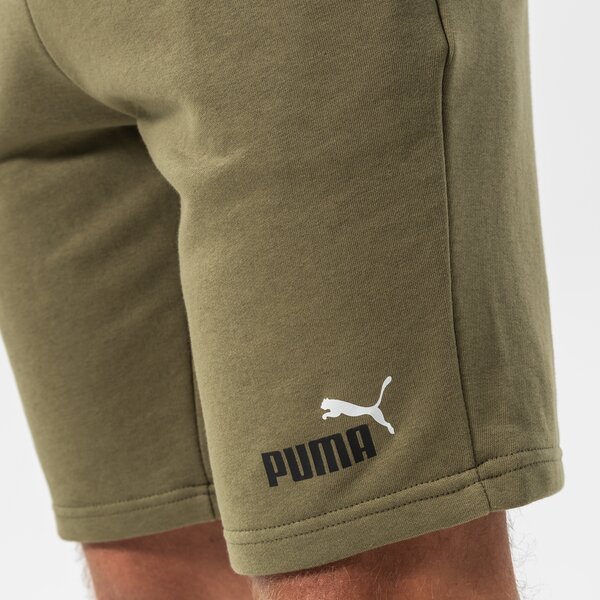 Vīriešu šorti PUMA ŠORTI ESS+ 2 COL SHORTS 10" 586766 32 krāsa haki