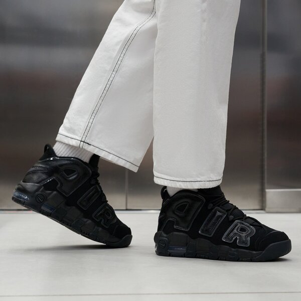 Sporta apavi bērniem NIKE AIR MORE UPTEMPO fv2264-001 krāsa melna