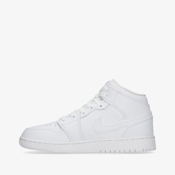 Sporta apavi bērniem AIR JORDAN 1 MID 554725-130 krāsa balta