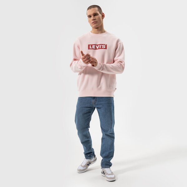 Vīriešu džemperis LEVI'S DŽEMPERIS T3 RELAXED GRAPHIC CREW 39134-0028 krāsa rozā
