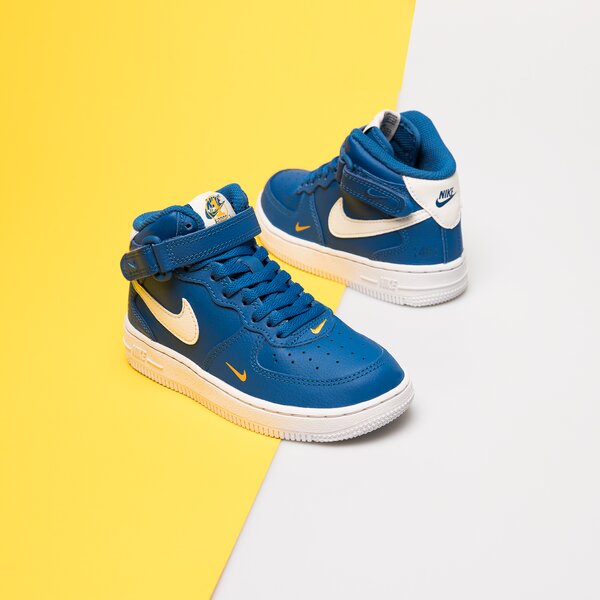 Sporta apavi bērniem NIKE AIR FORCE 1 MID SE  fj2895-400 krāsa zila