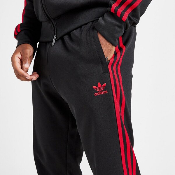 Vīriešu bikses ADIDAS BIKSES SSTAR TP BLK/RED it7139 krāsa melna