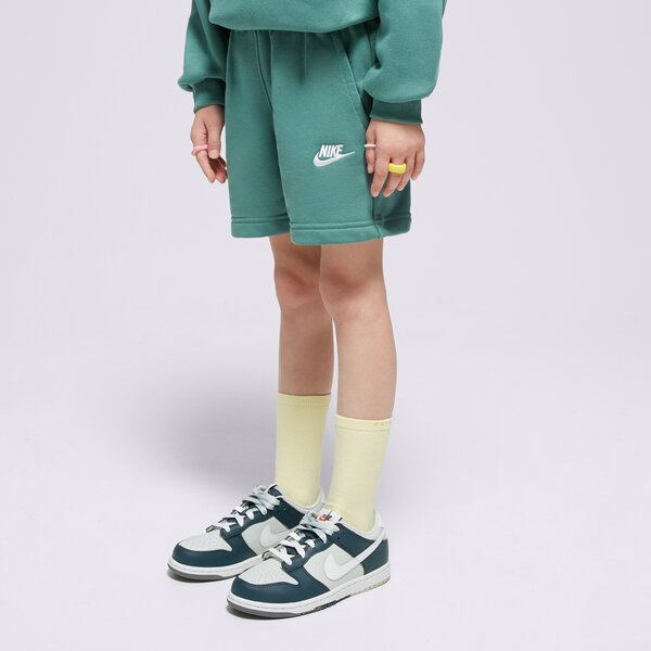 Bērnu šorti un kleitas NIKE ŠORTI SPORTSWEAR CLUB FLEECE GIRL fd2919-361 krāsa zaļa