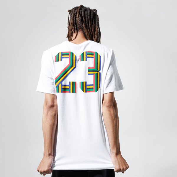 Vīriešu t krekli JORDAN T-SHIRT M J SPRT DNA JUMPMAN SS CREW cu1974-100 krāsa balta