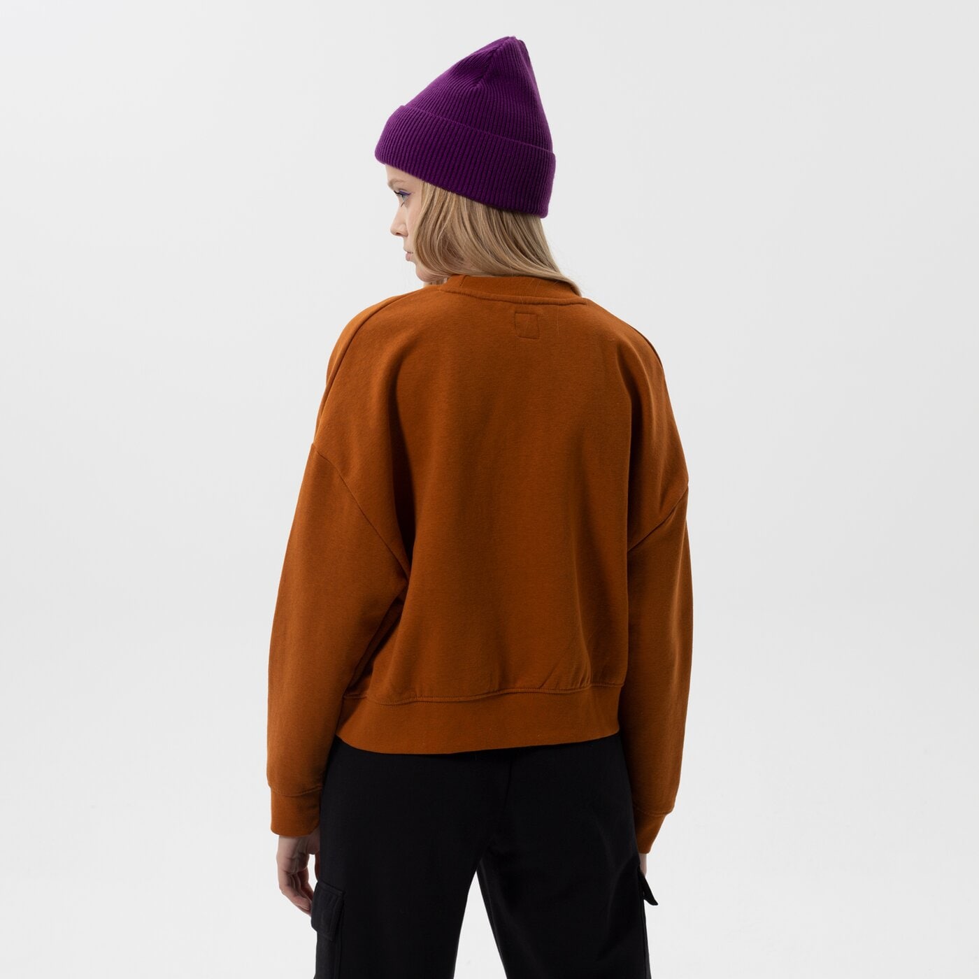 Sieviešu džemperis ELEMENT DŽEMPERIS LOGIC CREW W z3crb23700 krāsa brūna