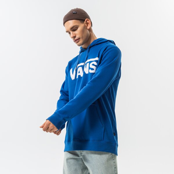 Vīriešu džemperis VANS  DŽEMPERIS AR KAPUCI    VANS CLASSIC PO HOODIE II vn0a456b7wm1 krāsa tumši zila