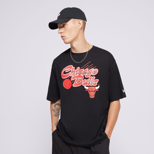 Vīriešu t krekli NEW ERA T-KREKLS NBA SCRIPT OS BULLS CHICAGO BULLS BLKFDR 60564786 krāsa melna