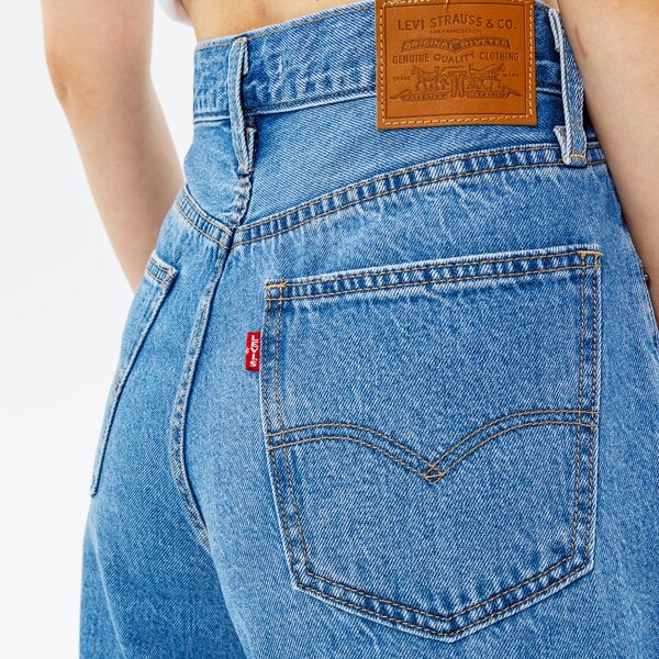Sieviešu bikses LEVI'S BIKSES XL FLOOD a4020-0003 krāsa tumši zila