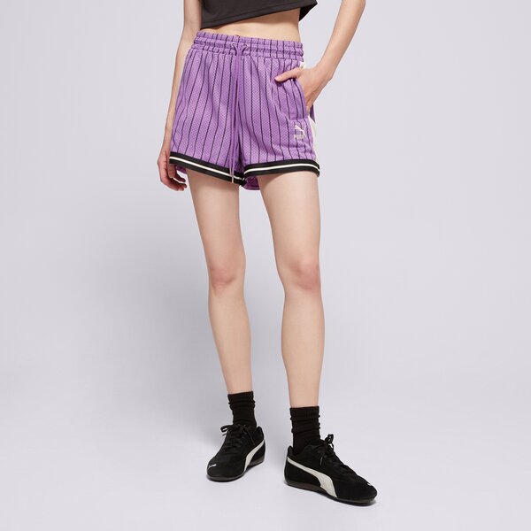 Sieviešu šorti PUMA ŠORTI T7 FOR THE FANBASE MESH 62434550 krāsa violeta