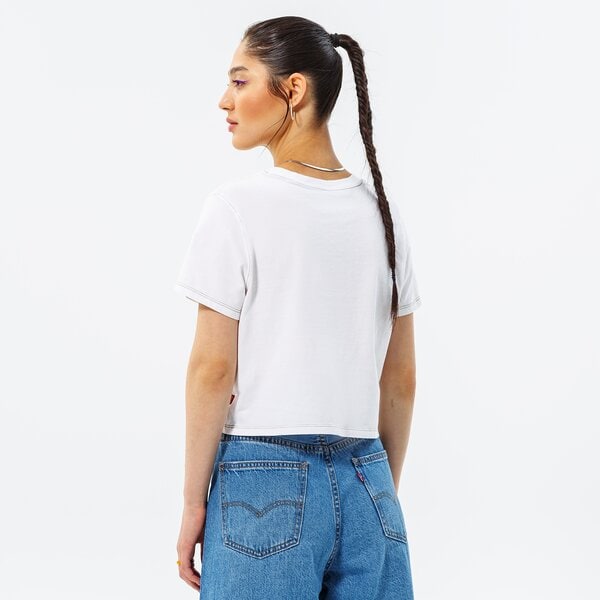 Krekli sievietēm LEVI'S T-SHIRT CROPPED JORDIE TEE a0785-0038 krāsa balta