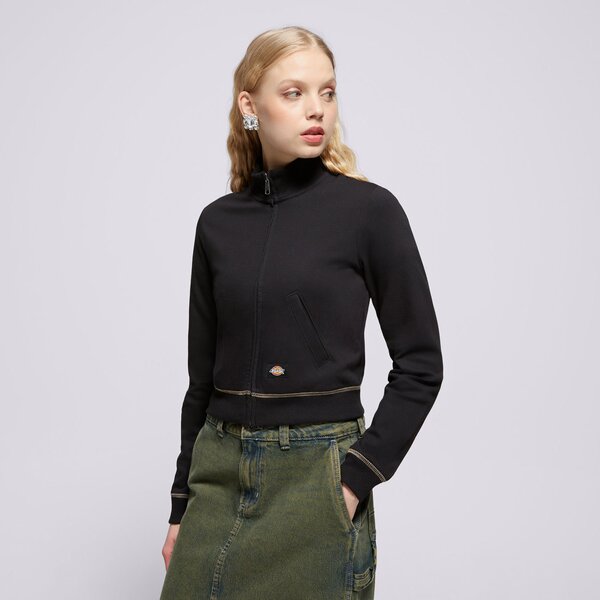 Sieviešu džemperis DICKIES SVITERIS FUNNEL NECKL FZ CARDIGAN W dk0a4z71blk1 krāsa melna
