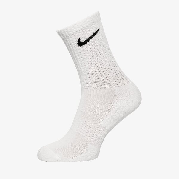 Sieviešu zeķes NIKE 3-PACK CUSHIONED CREW SOCKS sx7664-100 krāsa balta